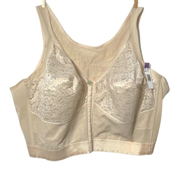 Lasting Comfort Front Close Wireless Longline Bra - Picture 6 of 10